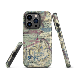 Twin Mountain Airport (8B2) VFR Sectional  Tough iPhone Case