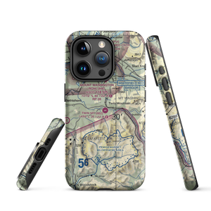 Twin Mountain Airport (8B2) VFR Sectional  Tough iPhone Case