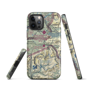 Twin Mountain Airport (8B2) VFR Sectional  Tough iPhone Case