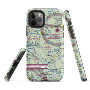 Twin Oak Airport (NC69) VFR Sectional  Tough iPhone Case