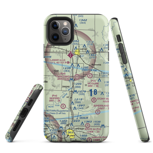 Twin Oaks Airport (08MO) VFR Sectional  Tough iPhone Case