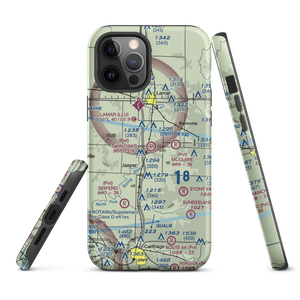 Twin Oaks Airport (08MO) VFR Sectional  Tough iPhone Case