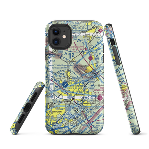 Twin Pine Airport (N75) VFR Sectional  Tough iPhone Case