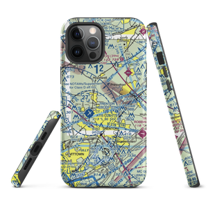 Twin Pine Airport (N75) VFR Sectional  Tough iPhone Case