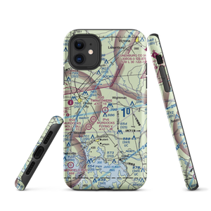 Twin Towers Airport (VA25) VFR Sectional  Tough iPhone Case