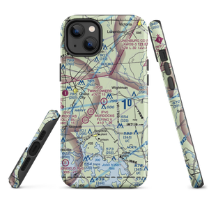 Twin Towers Airport (VA25) VFR Sectional  Tough iPhone Case