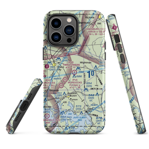 Twin Towers Airport (VA25) VFR Sectional  Tough iPhone Case