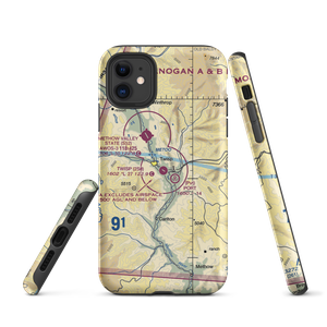 Twisp Municipal Airport (2S0) VFR Sectional  Tough iPhone Case