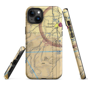 Two Bar Ranch Airport (WY59) VFR Sectional  Tough iPhone Case