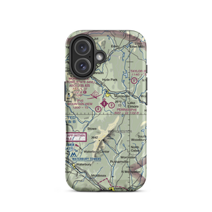 Two Tails Airport (VT42) VFR Sectional  Tough iPhone Case