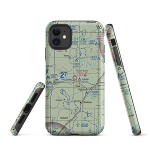 Tyler Municipal Airport (63Y) VFR Sectional  Tough iPhone Case