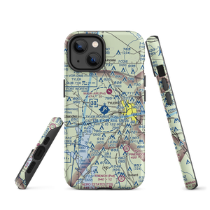 Tyler Pounds Regional Airport (TYR) VFR Sectional  Tough iPhone Case