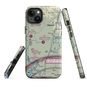 Tyra Ranch Airport (TA81) VFR Sectional  Tough iPhone Case