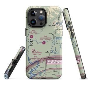 Tyra Ranch Airport (TA81) VFR Sectional  Tough iPhone Case