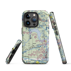 U U Ranch Airport (TA80) VFR Sectional  Tough iPhone Case