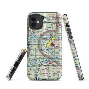 Uncle Chuck's Airport (IS80) VFR Sectional  Tough iPhone Case