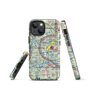 Uncle Chuck's Airport (IS80) VFR Sectional  Tough iPhone Case