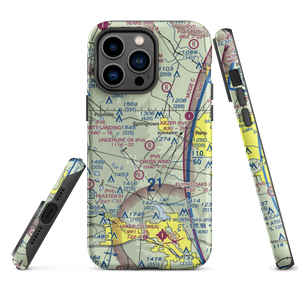 Underline OK Airport (93XS) VFR Sectional  Tough iPhone Case