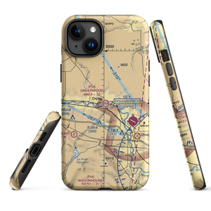 Underwood Airport (44WY) VFR Sectional  Tough iPhone Case