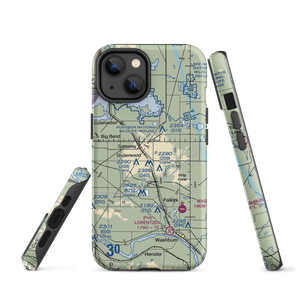 Underwood Airport (ND44) VFR Sectional  Tough iPhone Case