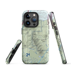 Upper Hannum Creek Airport (4Z2) VFR Sectional  Tough iPhone Case