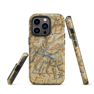 Upper Loon Creek US Forest Service Airport (U72) VFR Sectional  Tough iPhone Case