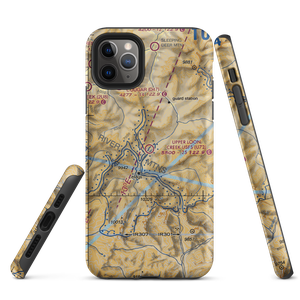 Upper Loon Creek US Forest Service Airport (U72) VFR Sectional  Tough iPhone Case