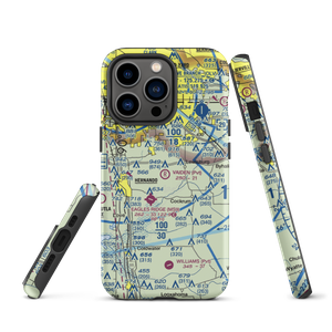 Vaiden Landing Airport (MS64) VFR Sectional  Tough iPhone Case