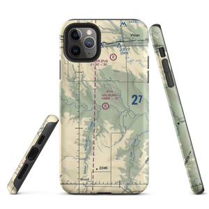 Valburg Ranch Airport (SD14) VFR Sectional  Tough iPhone Case