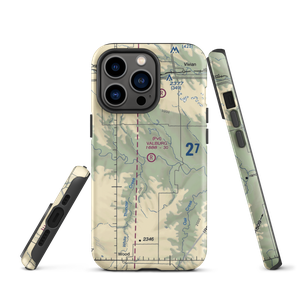 Valburg Ranch Airport (SD14) VFR Sectional  Tough iPhone Case