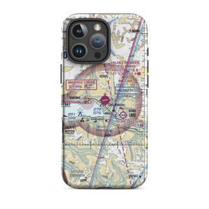 Valdez Pioneer Field (VDZ) VFR Sectional  Tough iPhone Case