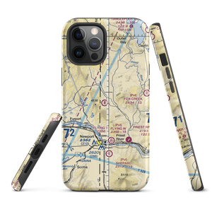 Valenov Ranch Airport (ID61) VFR Sectional  Tough iPhone Case