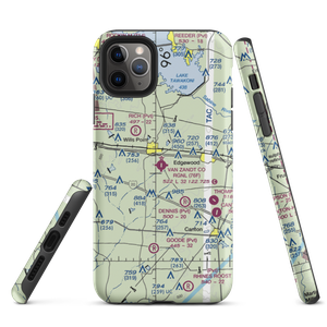 Van Zandt County Regional Airport (76F) VFR Sectional  Tough iPhone Case