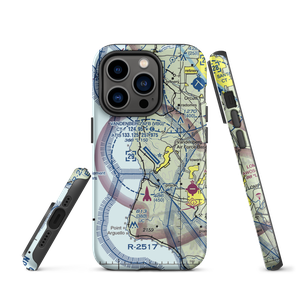 Vandenberg Air Force Base (VBG) VFR Sectional  Tough iPhone Case