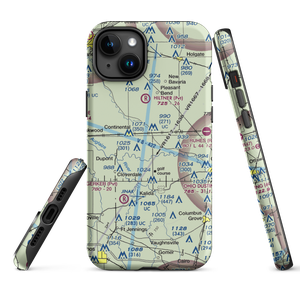 Verhoff Airport (36OI) VFR Sectional  Tough iPhone Case