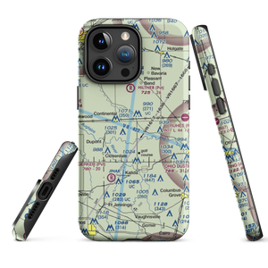 Verhoff Airport (36OI) VFR Sectional  Tough iPhone Case