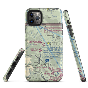 Vernonia Airfield (05S) VFR Sectional  Tough iPhone Case