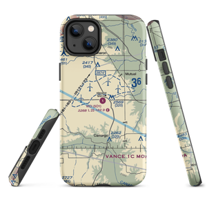 Vici Municipal Airport (5O1) VFR Sectional  Tough iPhone Case