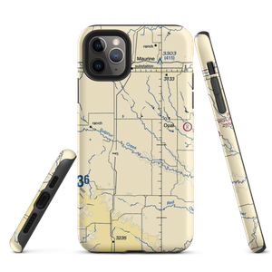 Vig Ranch Airfield (SD72) VFR Sectional  Tough iPhone Case