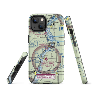 Villiger Restricted Landing Area (9IL0) VFR Sectional  Tough iPhone Case