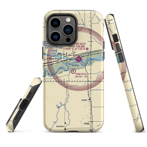 Vine Airport (MT80) VFR Sectional  Tough iPhone Case