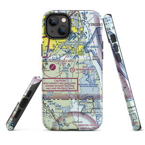 Virginia Beach Airport (42VA) VFR Sectional  Tough iPhone Case