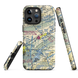 Virginia Highlands Airport (VJI) VFR Sectional  Tough iPhone Case