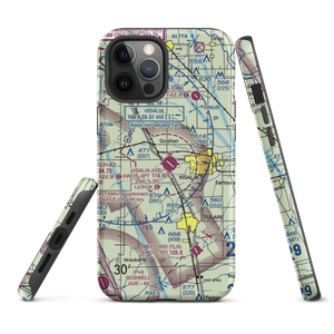 Visalia Municipal Airport (VIS) VFR Sectional  Tough iPhone Case