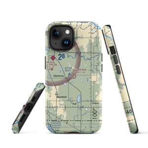 Voller Airport (ND41) VFR Sectional  Tough iPhone Case