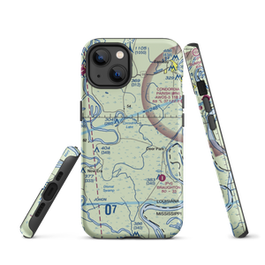 W & E Air Service Airport (US-0307) VFR Sectional  Tough iPhone Case