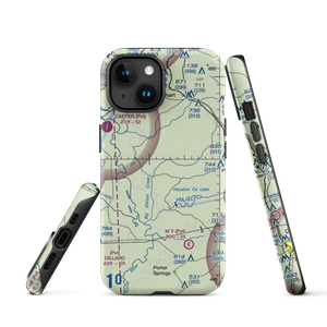 W C Ranch Airport (7XS3) VFR Sectional  Tough iPhone Case