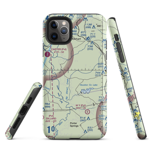 W C Ranch Airport (7XS3) VFR Sectional  Tough iPhone Case