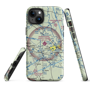 W H 'Bud' Barron Airport (DBN) VFR Sectional  Tough iPhone Case