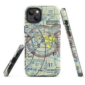 W K Kellogg Airport (BTL) VFR Sectional  Tough iPhone Case